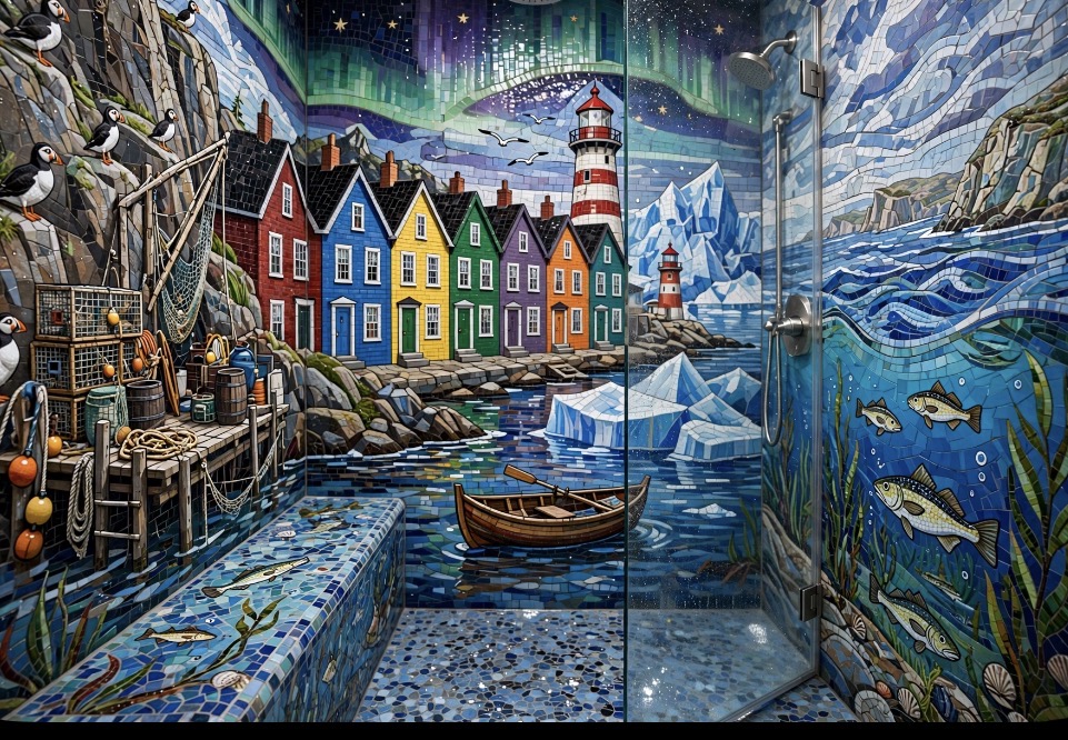Newfoundland Village Shower