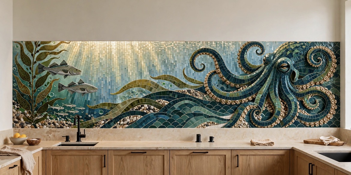 Octopus and Kelp Forest