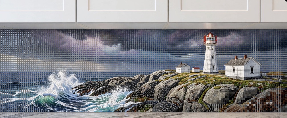 Lighthouse Cliff Backsplash