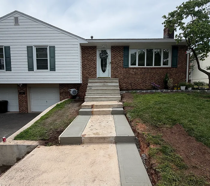 Front walkway & entry