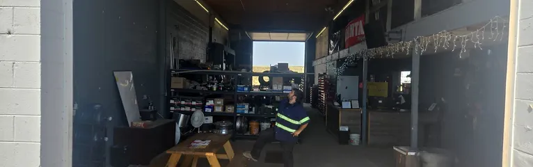 Full-service truck repair shop at Brush Travel Center