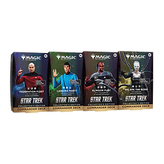 Star Trek Collector Commander Deck Set of 4