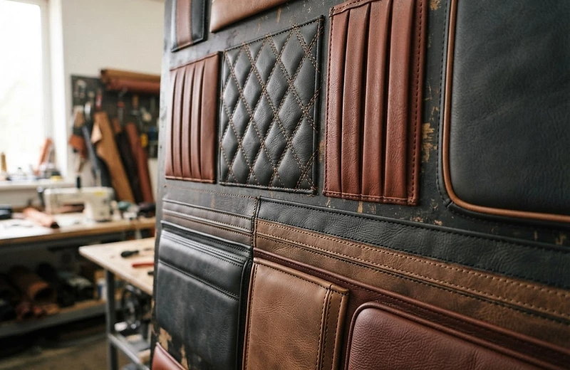 Precise upholstery seams and piping