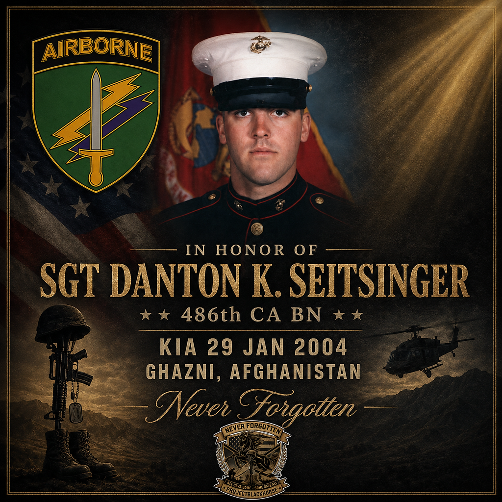 SGT Danton K. Seitsinger