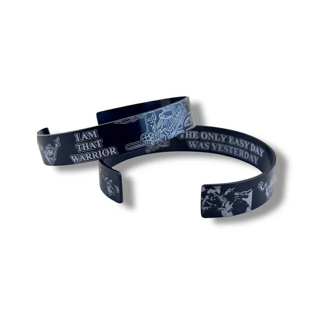 The Only Easy Day Was Yesterday — Bracelet (Pair)