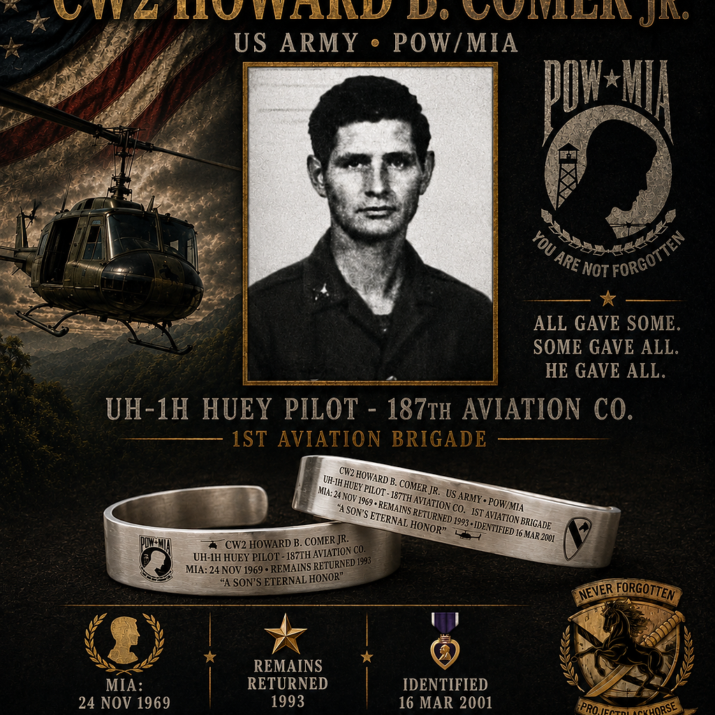 CW2 Howard B. Comer Jr. — POW/MIA
