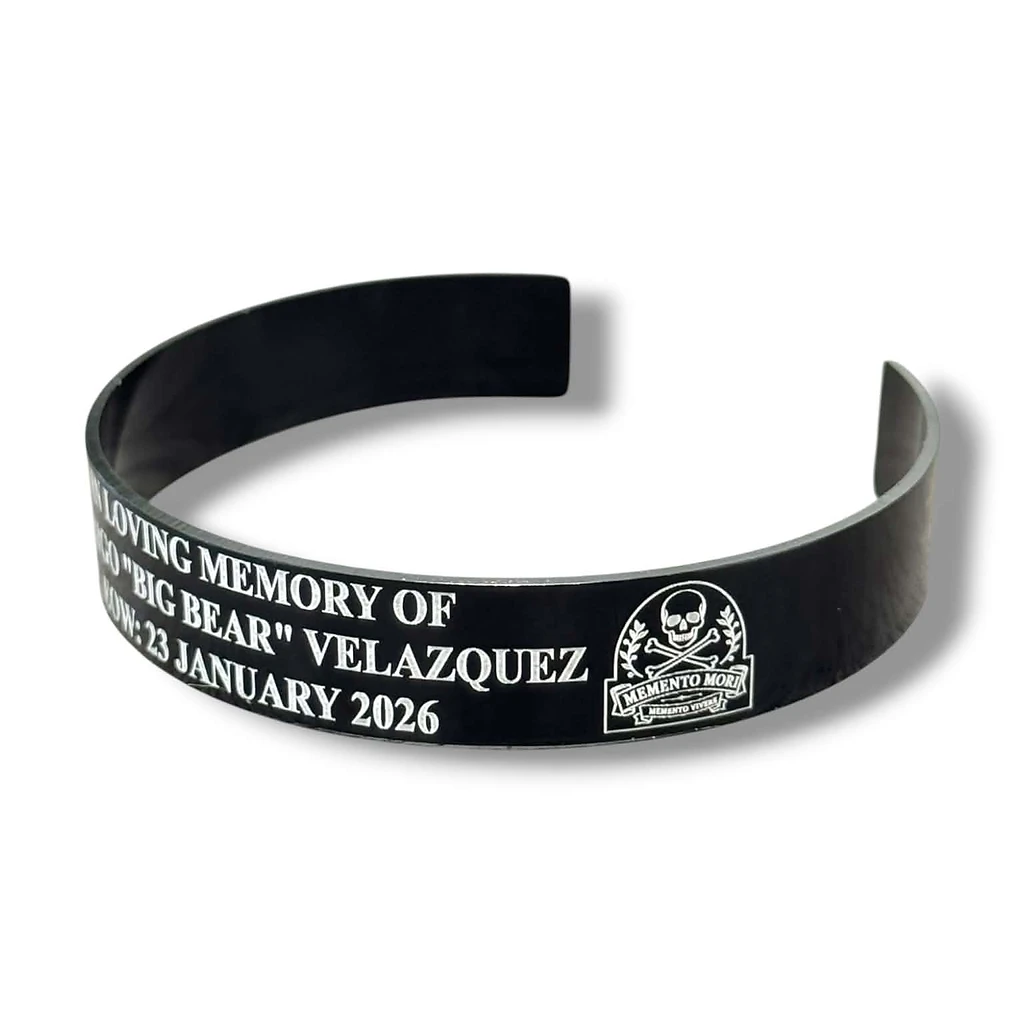 Rodrigo "Big Bear" Velazquez — Bracelet (Skull Crest)