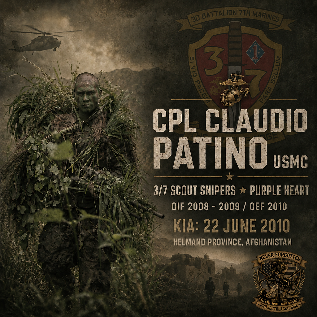 CPL Claudio Patino, USMC