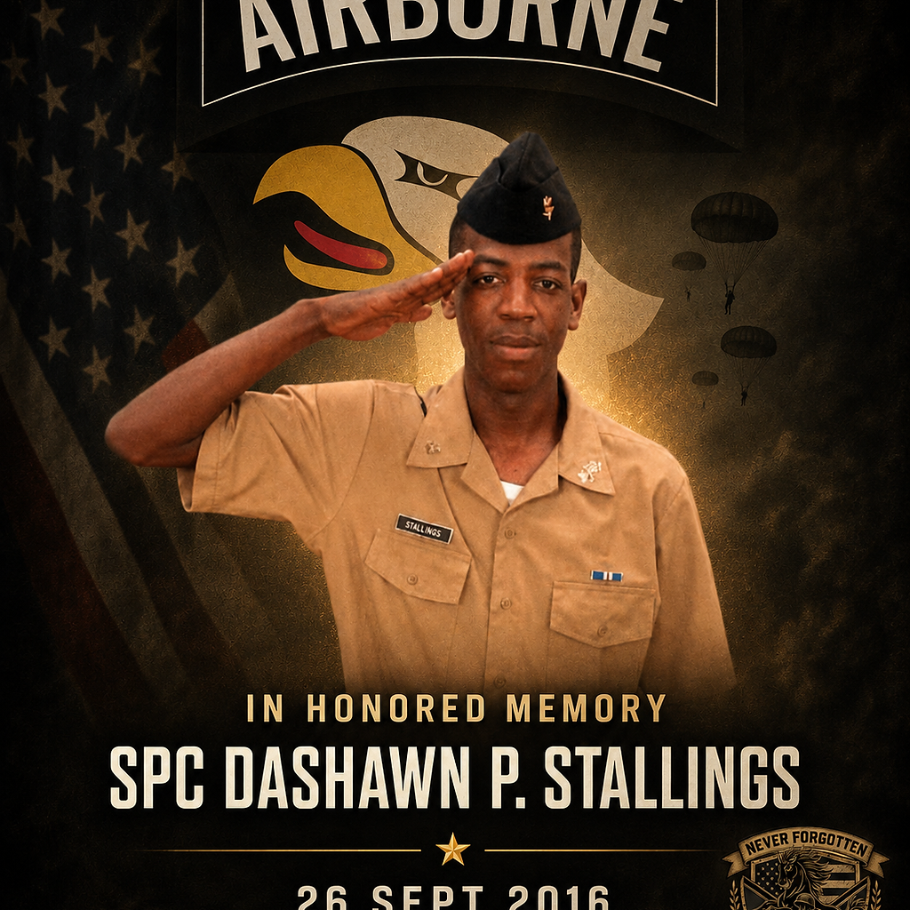 SPC Dashawn P. Stallings
