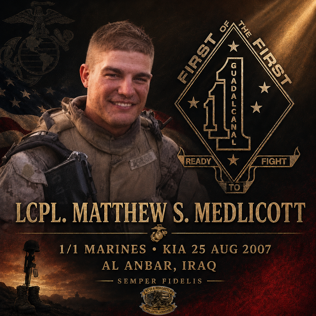 LCPL Matthew S. Medlicott