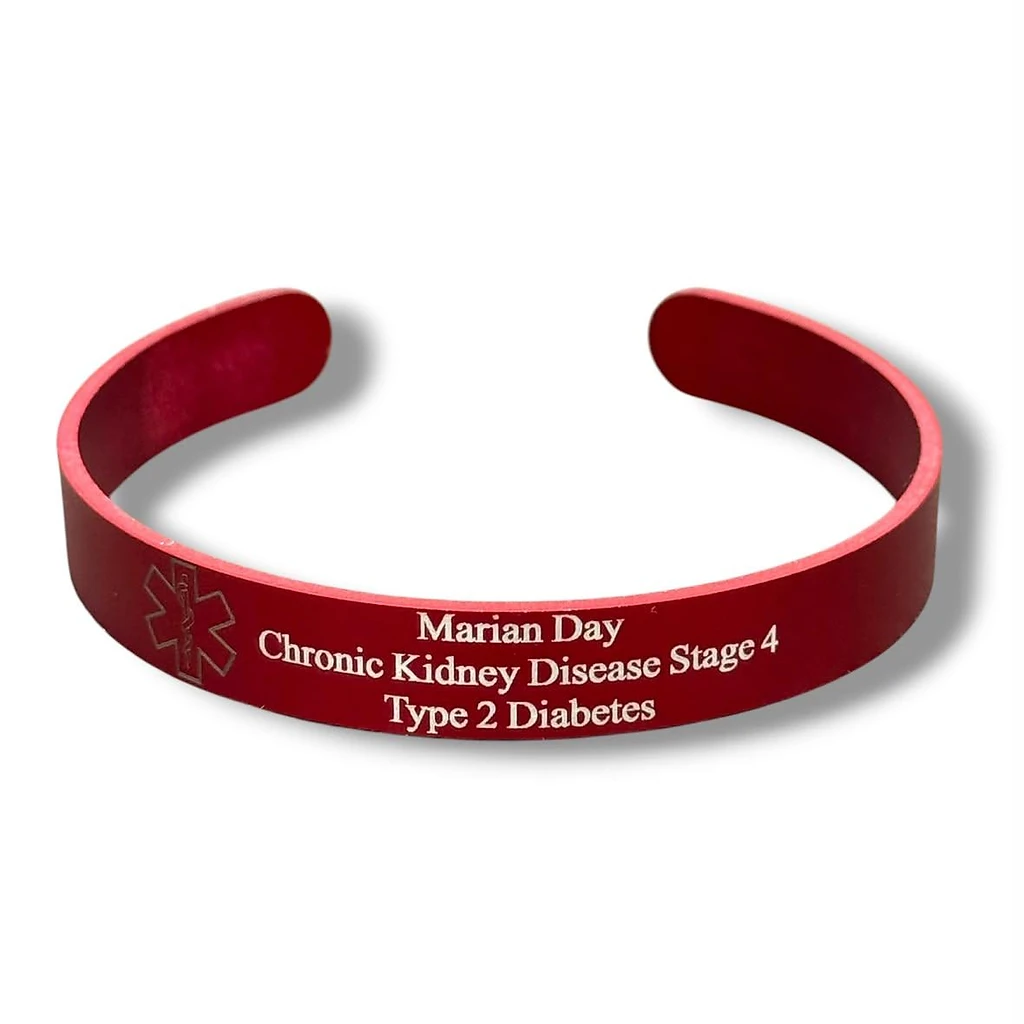 Medical Alert Cuff — Marian Day
