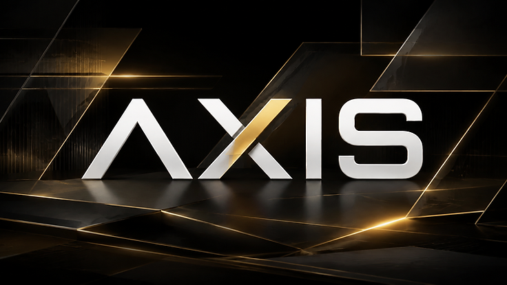 AXIS Digital Design black and gold branding artwork