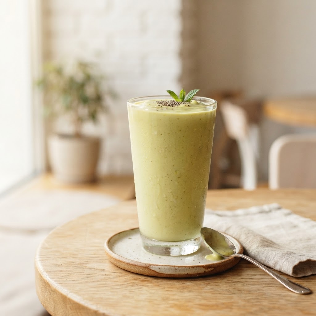 Aguacate, plátano y leche