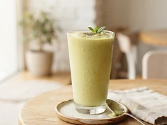 Aguacate, plátano y leche
