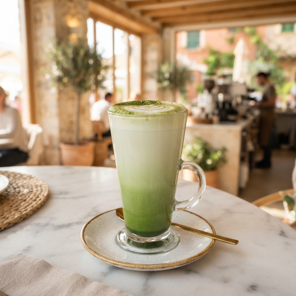 Matcha con leche