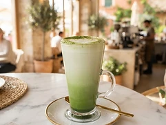 Matcha con leche