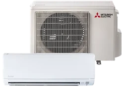 Mitsubishi Electric ductless mini-split indoor and outdoor units