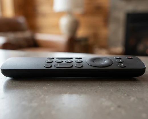 Sanitized Remote · Stone Surface