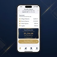 App Store Screenshot — Monthly Reports