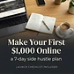 Make Your First $1,000 Online — product made with Nodibly