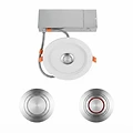 8″ Emergency LED Slim Panel SLIM-8Inch-18W – Up to 1350 Lumens – 5 CCT Selectable (2700K-5000K) – AC 100-277V – 10W EBBU for 90 Mins – 125W Equal 1