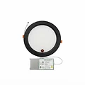 8″ Slim Downlight 5X CCT With Pre-wired Emergency Battery Backup (Black) 1