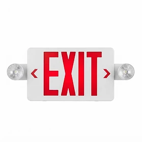 LED Exit Sign – Dual Face Lamp Heads