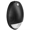 15W Black Mini Wall Pack With Emergency Battery Backup CCT Tunable 1