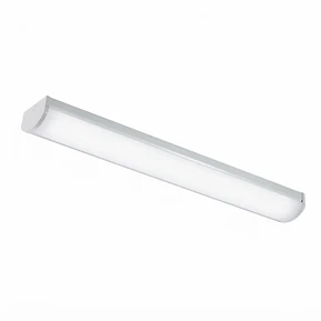 4FT Wide LED Linear Strip With Emergency Battery Backup