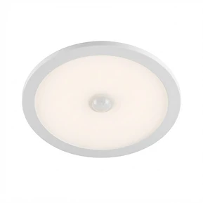 8″ LED Disk Light With PIR Motion Sensor 3 CCT Selectable (3000K/4000K/5000K) -120V/120-277V