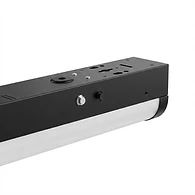 Black 4FT Standard LED Linear Strip w/ Emergency Battery