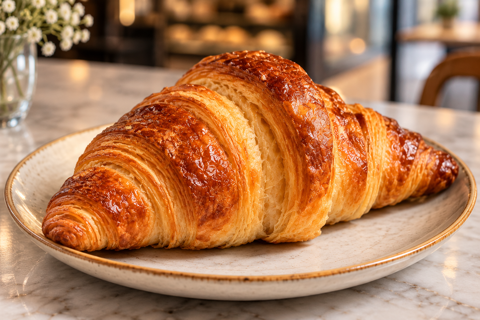 Croissant de masa madre