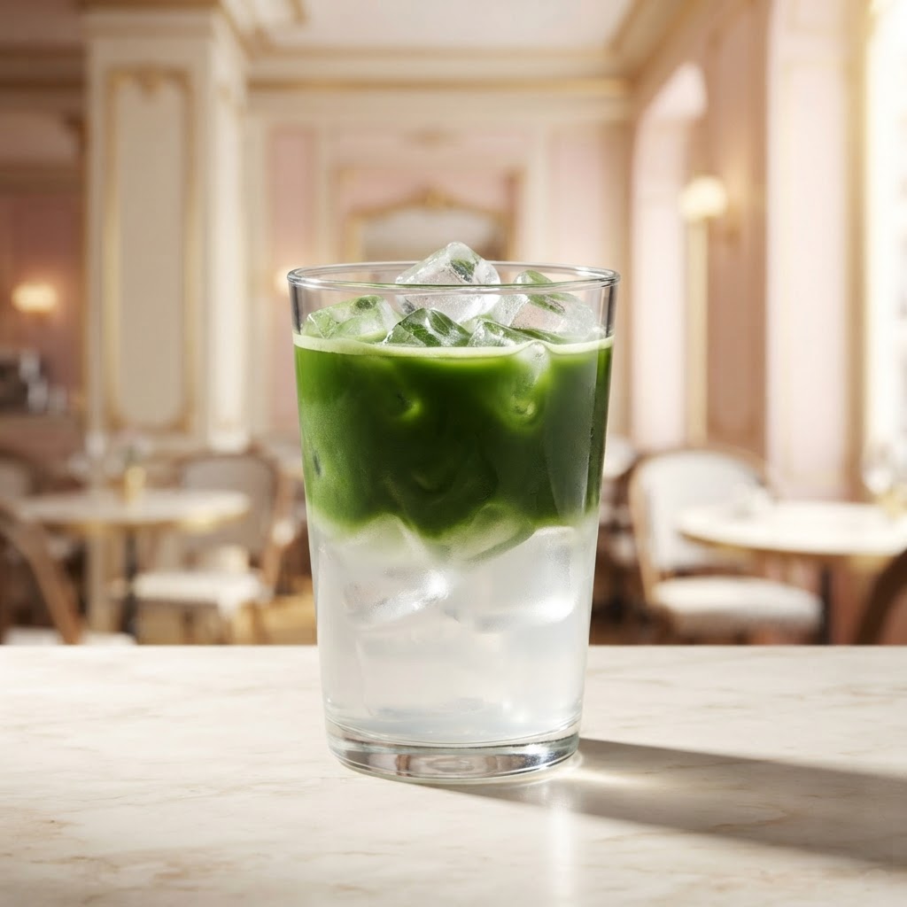 Ice Coconut Matcha — La Croissantería París, Valencia