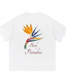THE BIRD OF PARADISE TEE - WHITE