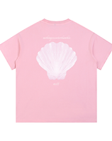 THE PINK SCALLOP TEE - PINK