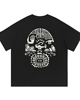 THE ANCIENT PATTERNS TEE - BLACK