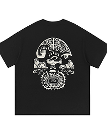 THE ANCIENT PATTERNS TEE - BLACK