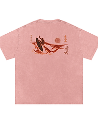 THE MAUI SURF TEE - WASHED PINK