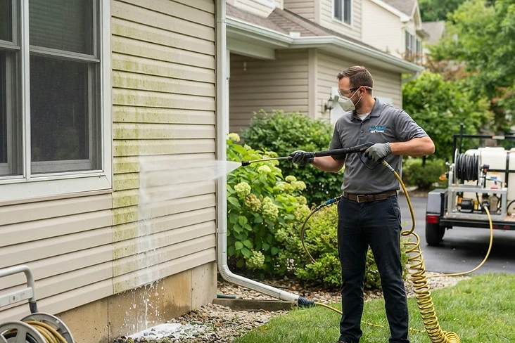 Soft Washing performed by Ridgeline Pressure Washing