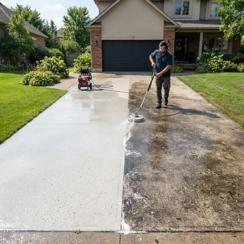 Driveway pressure wash · Cincinnati, OH