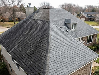 Roof black-streak removal · Fairfield, OH