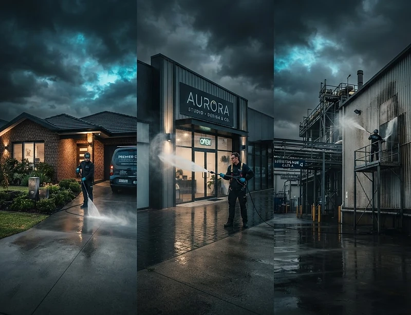 Residential, commercial, and industrial exterior cleaning