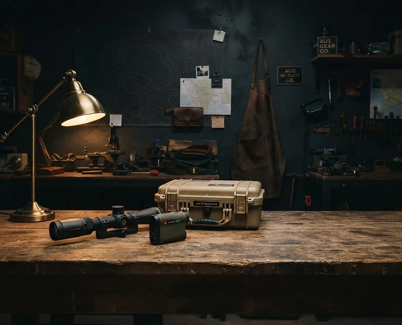 The CompoundHQ workshop at dusk