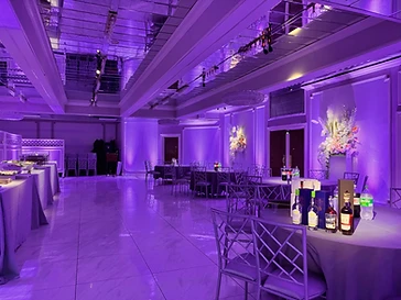 Purple wall wash
