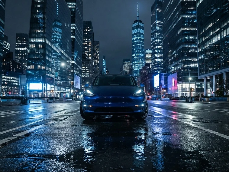 Model Y in Pearl White