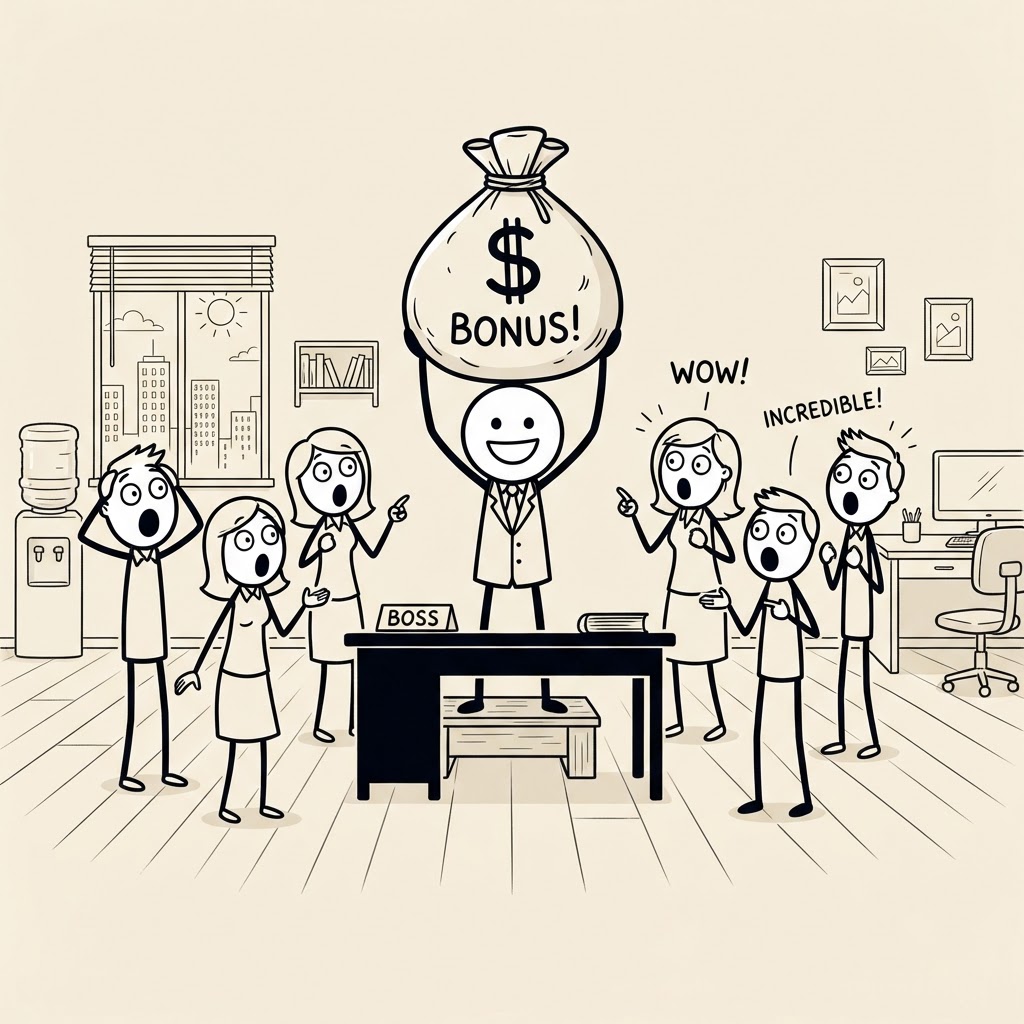 Bolsa de dinero gigante