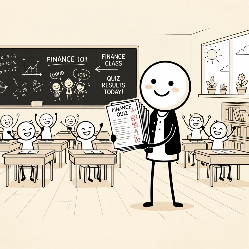 Exámenes calificados en la clase