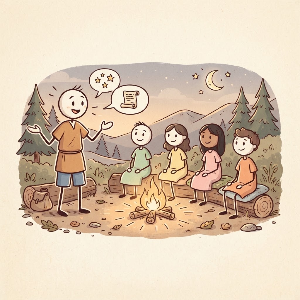 El mentor habla al grupo 9