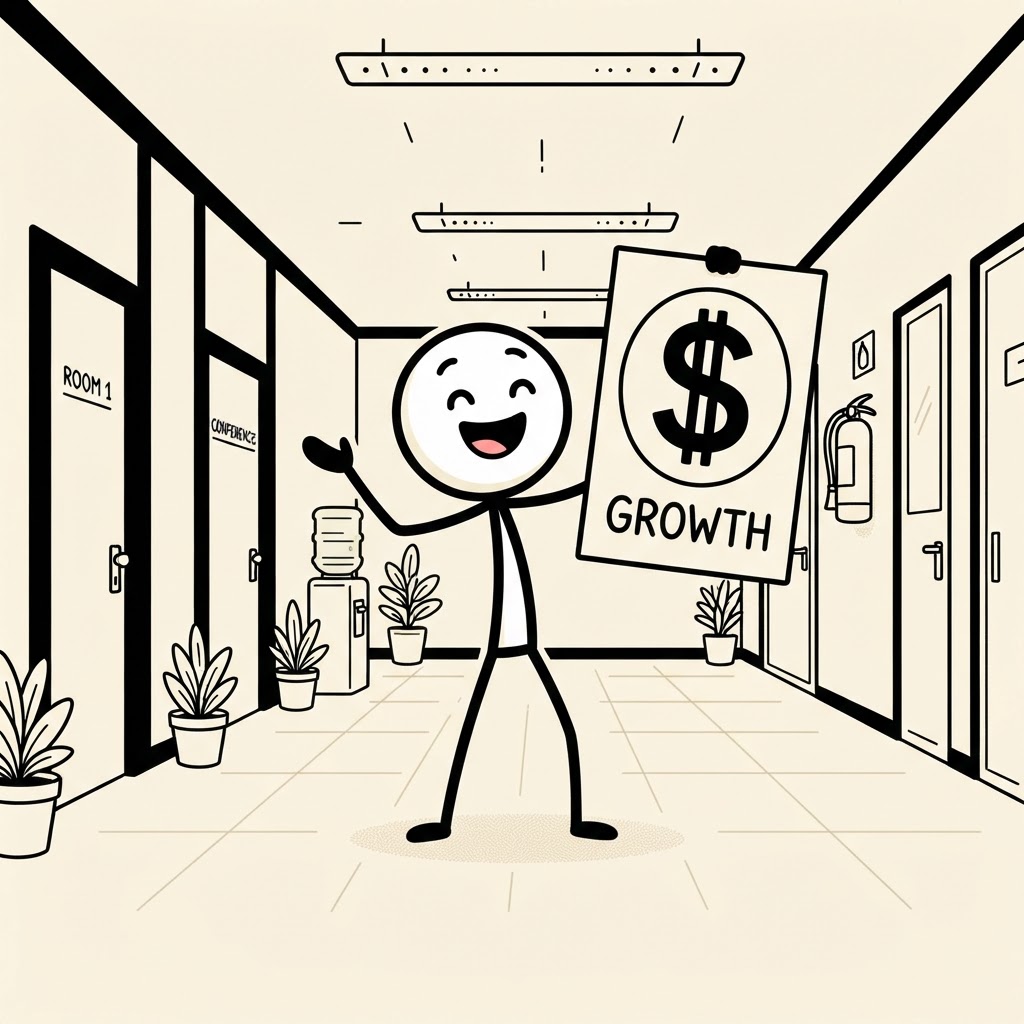 Póster del signo de dólar