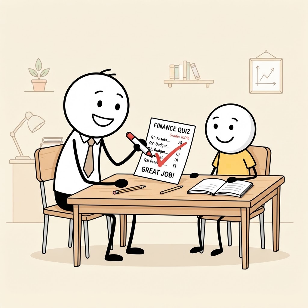 Check en el examen financiero